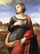 RAFFAELLO Sanzio St Catherine of Alexandria oil on canvas